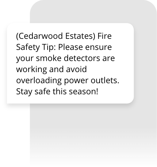 Residential Reminder Text Message