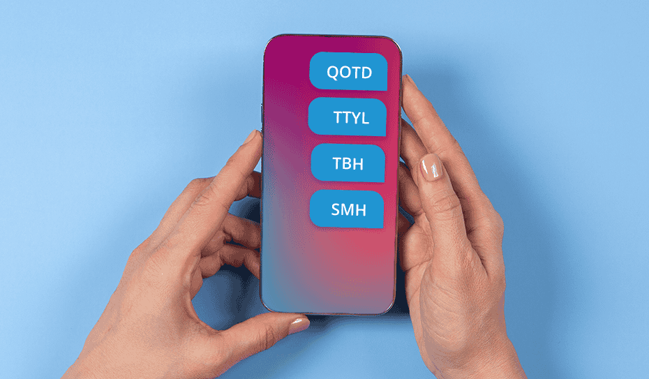 List of abbreviations on a smartphone
