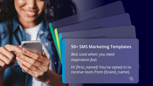 SMS marketing templates