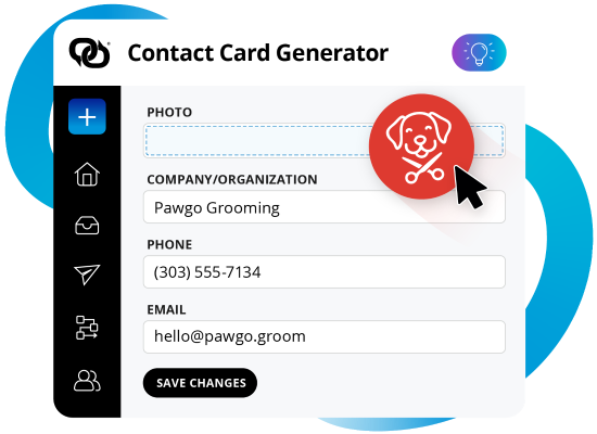 step-2 create your contact card