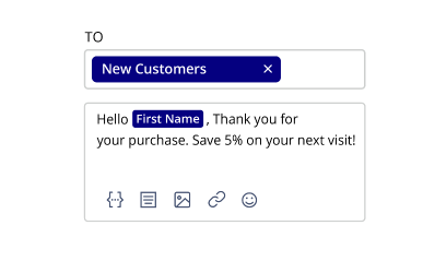 Personalization for mass texting