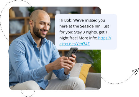 Text campaigns for hospitality