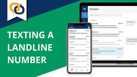 Texting a Landline Number Video Thumbnail